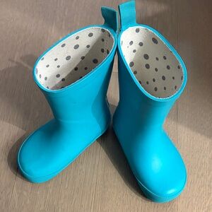Tenlittle teal Kids Blue Rain Boots